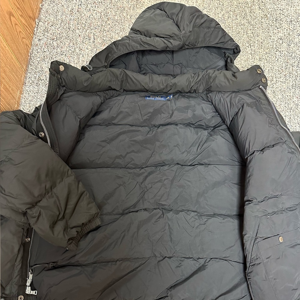 Black Ralph, Lauren polo size 2X men’s winter coat with hoodie  NWOT